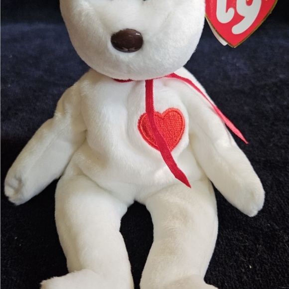 TY Pair of Valentino and Valentina Beanie Babies - Picture 4 of 9